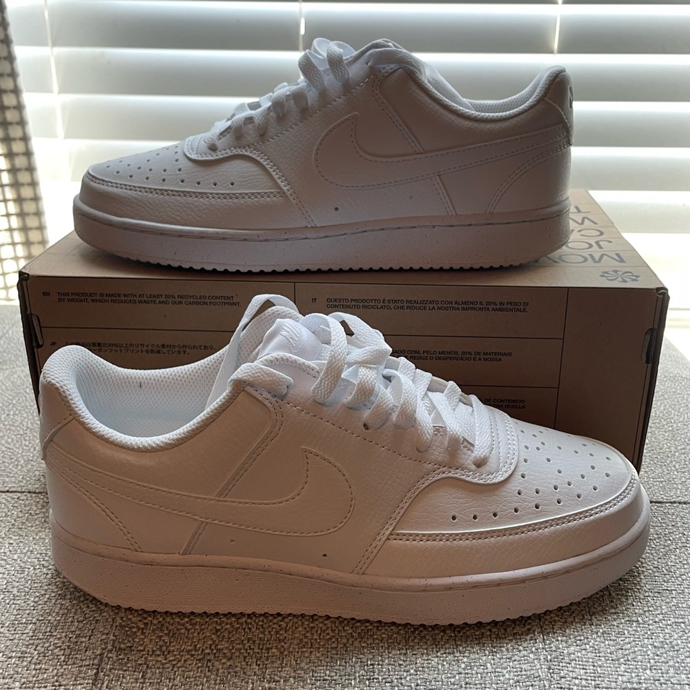 BRAND NEW never worn Nike Court Vision Low Next Nature Shoes